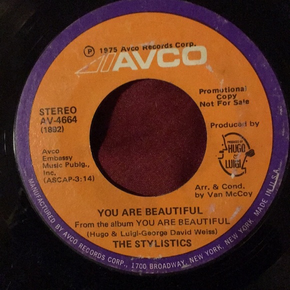 45 inch vinyl record by THE STYLISTICS from 1975 - Picture 6 of 6